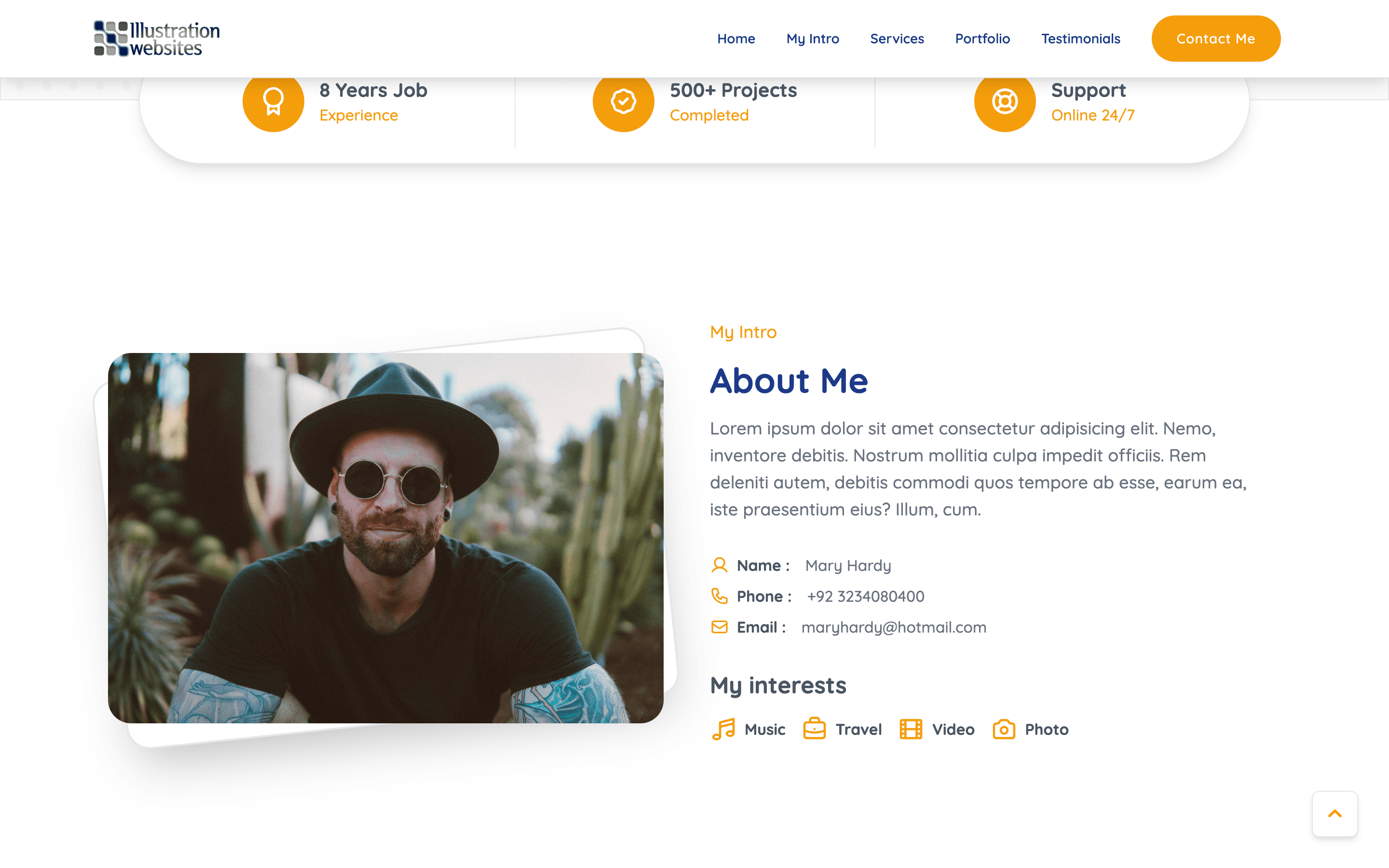 Creative Portfolio | Build in Tailwind CSS & Alpine js 1